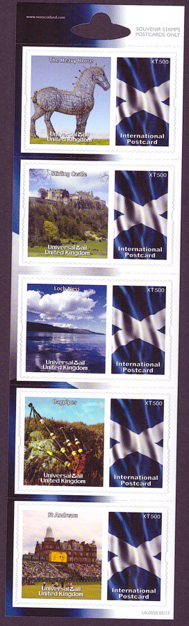 (image for) UK0020 Scotland Universal Mail Stamps Dated: 05/17